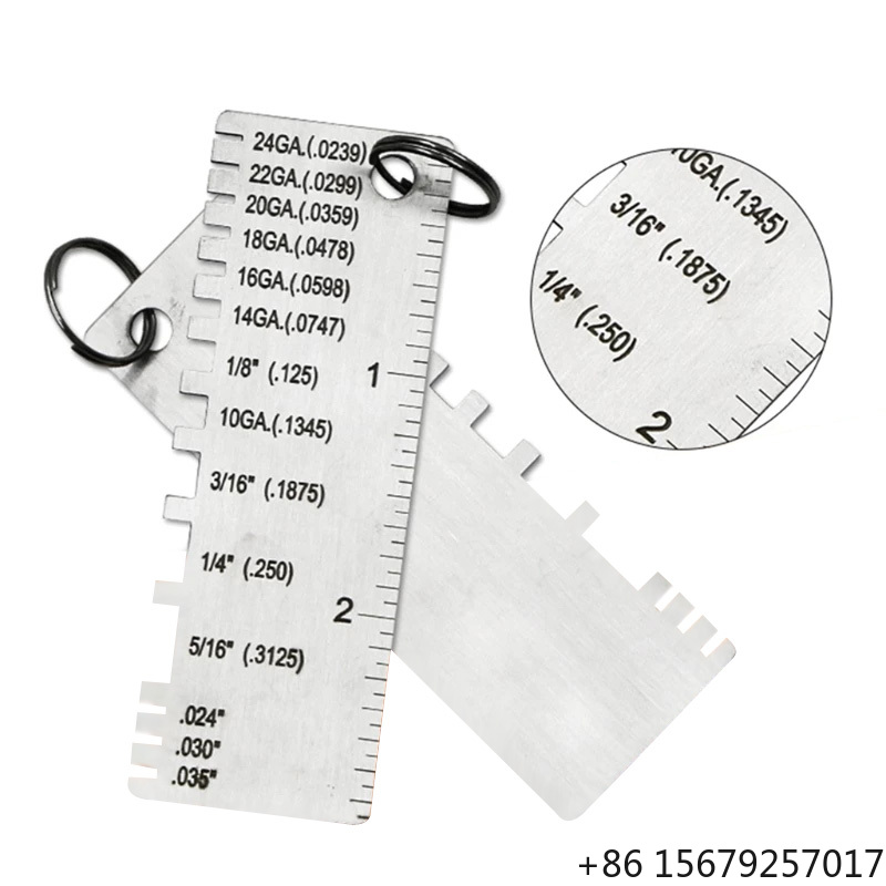 Seam Gauge Metal - Измеритель толщины из нержавеющей стали, линейка