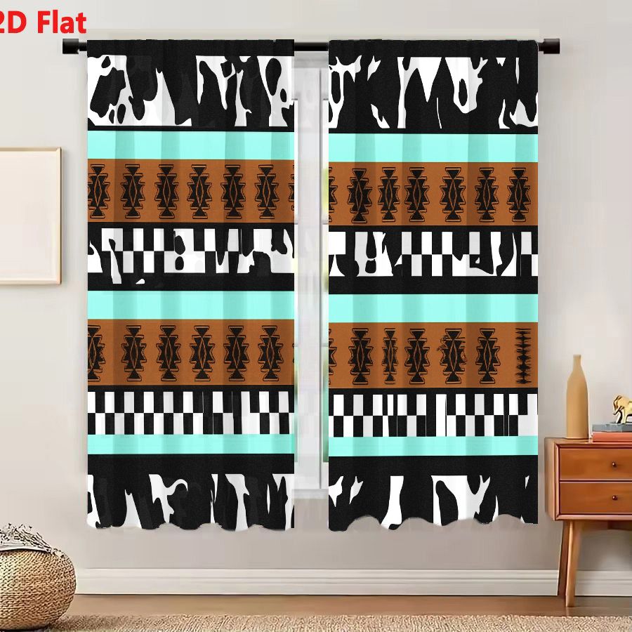 Century Textile & Sewing Supply Photos - 2 шт. штор с 2D-плоским геометрическим