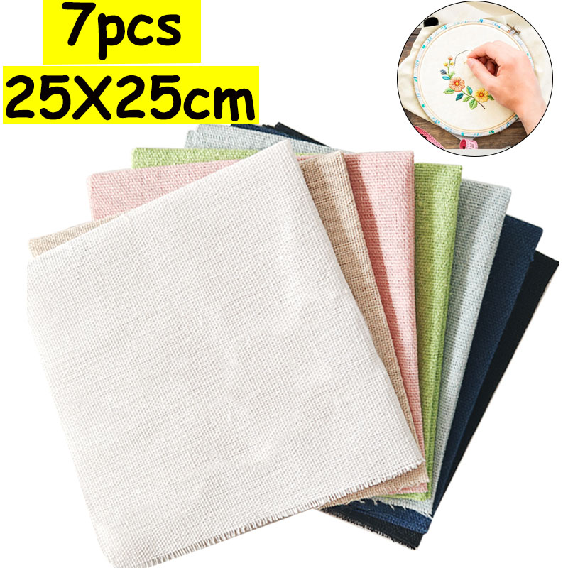 Is Sewing Textile Art - Набор из 7 льняных тканей размером