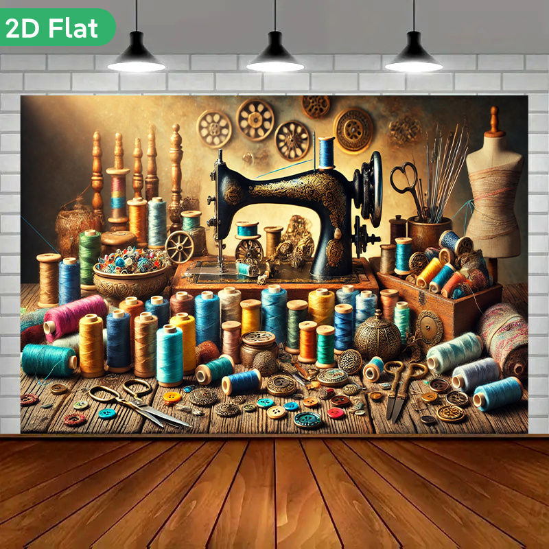 Is Sewing Textile Art - Винтажный ретро-настенный гобелен для швейной мастерской,