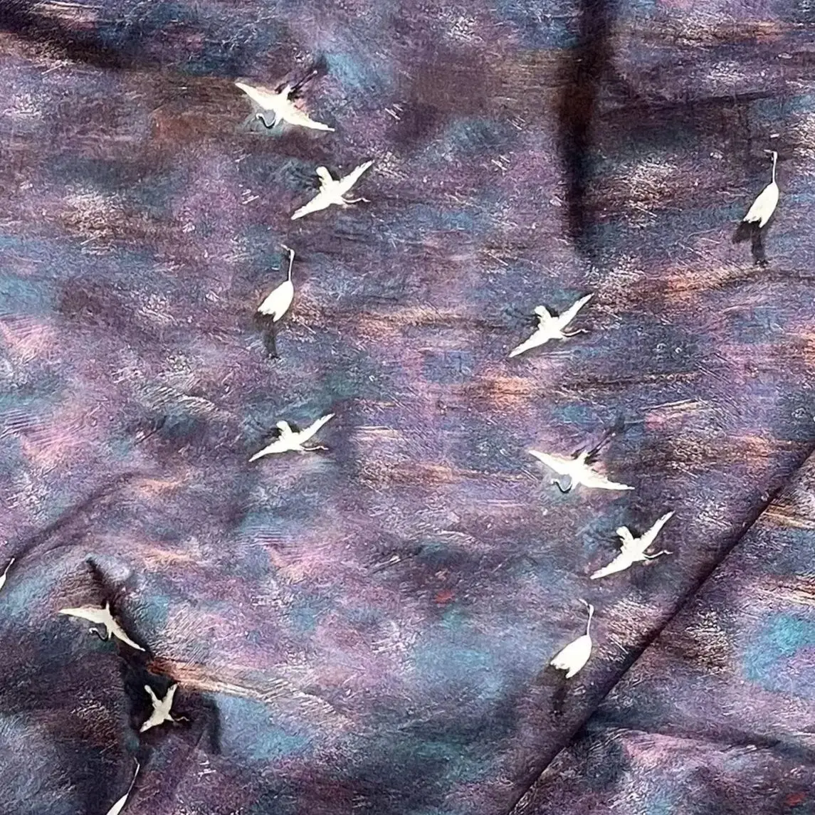 Sewing Tie Dye - Ткань хлопковая 100% Violet Asuka с