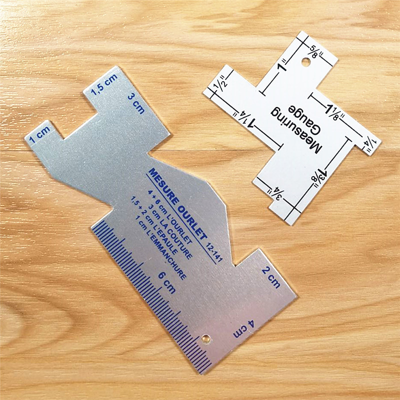 Seam Gauge Metal - Прецизионный измеритель швов, металлическая линейка для