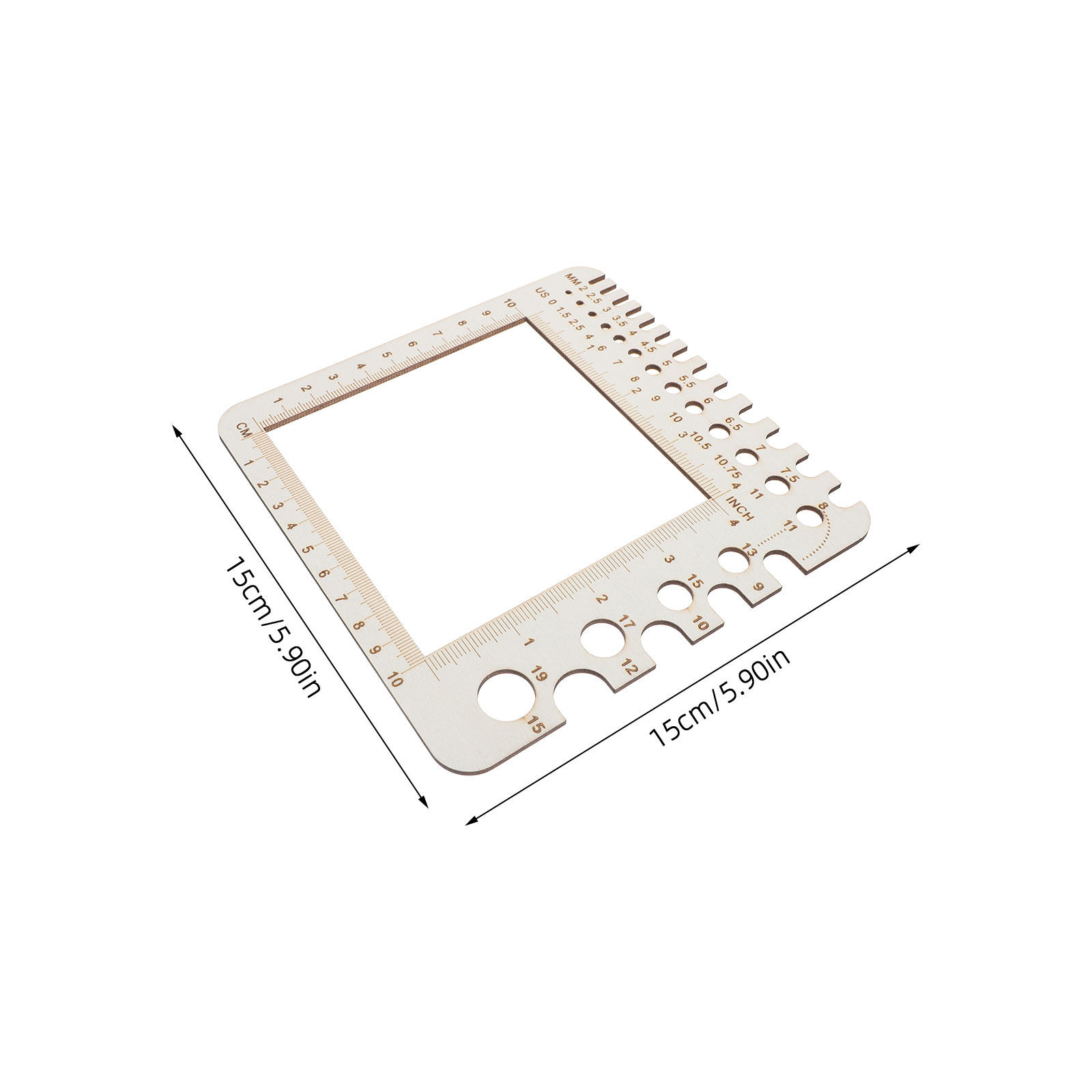 2 шт. деревянных измерительных – обзор и цена Sewing Gauge Ruler