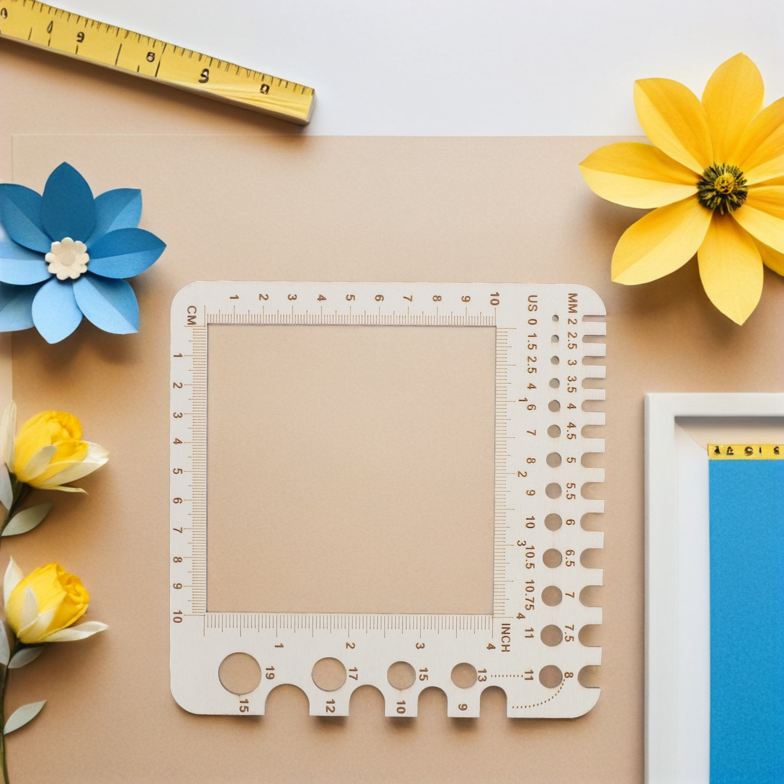 2 шт. деревянных измерительных – обзор и цена Sewing Gauge Ruler