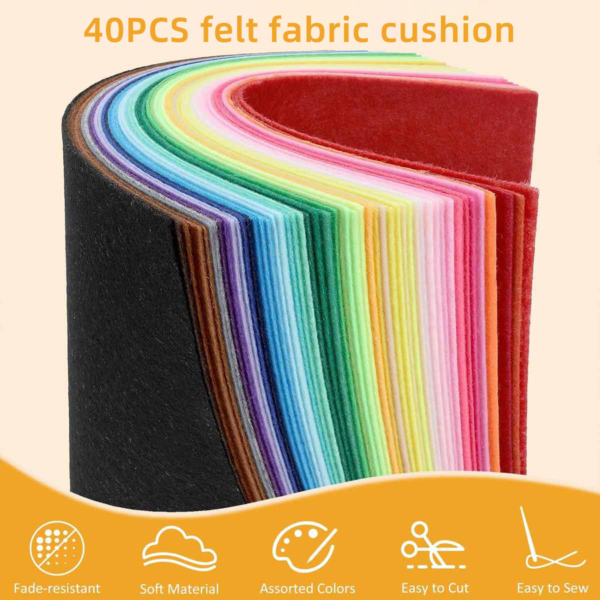 40 шт. цветных фетровых листов – обзор и цена Fabric Softener Sheet