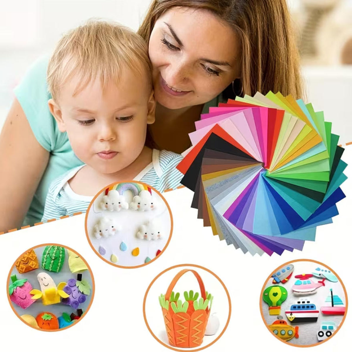 Фетровая ткань Нетканый матери – обзор и цена Fabric Softener Sheet