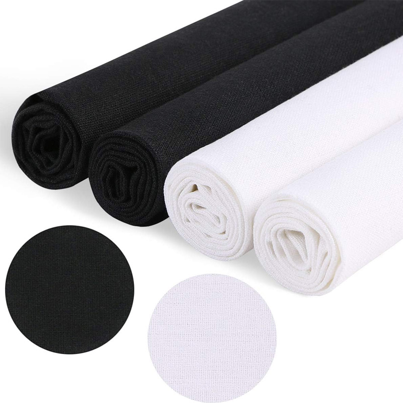 4 штуки льняной ткани, однотон – обзор и цена Sewing Embroidery Fabric
